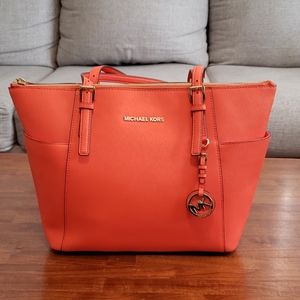 Bright Orange Michael Kors Handbag